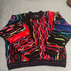 Vintage COOGI Colorful Men's Wool Sweater